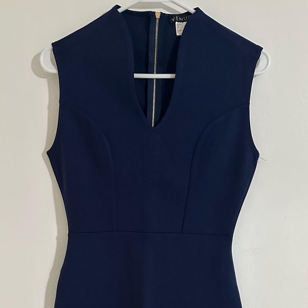 VENUS Midnight Blue Midi Dress
